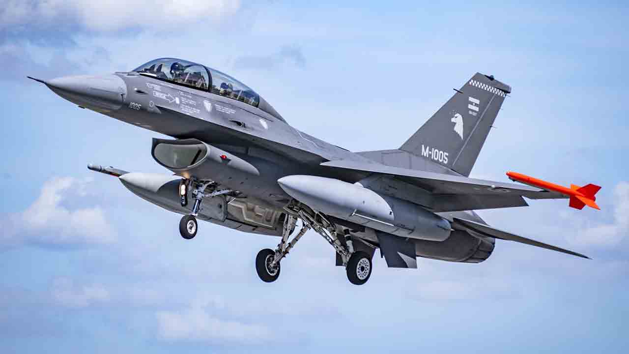 F-16. Foto: Ministerio de Defensa - @MinDefensa_Ar

