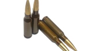 Munição experimental de 5,45 mm de alta capacidade. Foto: Telegram @kalashnikovnews