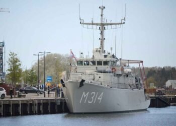 Navio anti-minas Makkum. Foto: Gabinete do Presidente da Ucrânia