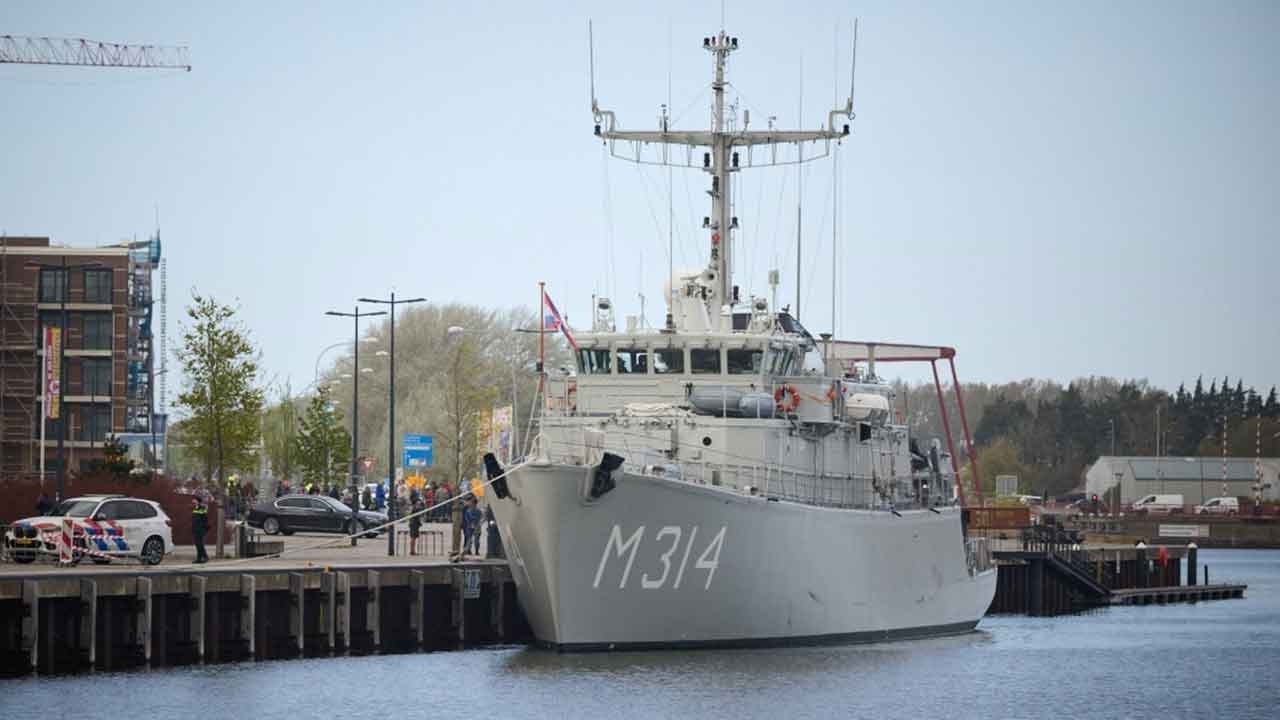 Navio anti-minas Makkum. Foto: Gabinete do Presidente da Ucrânia