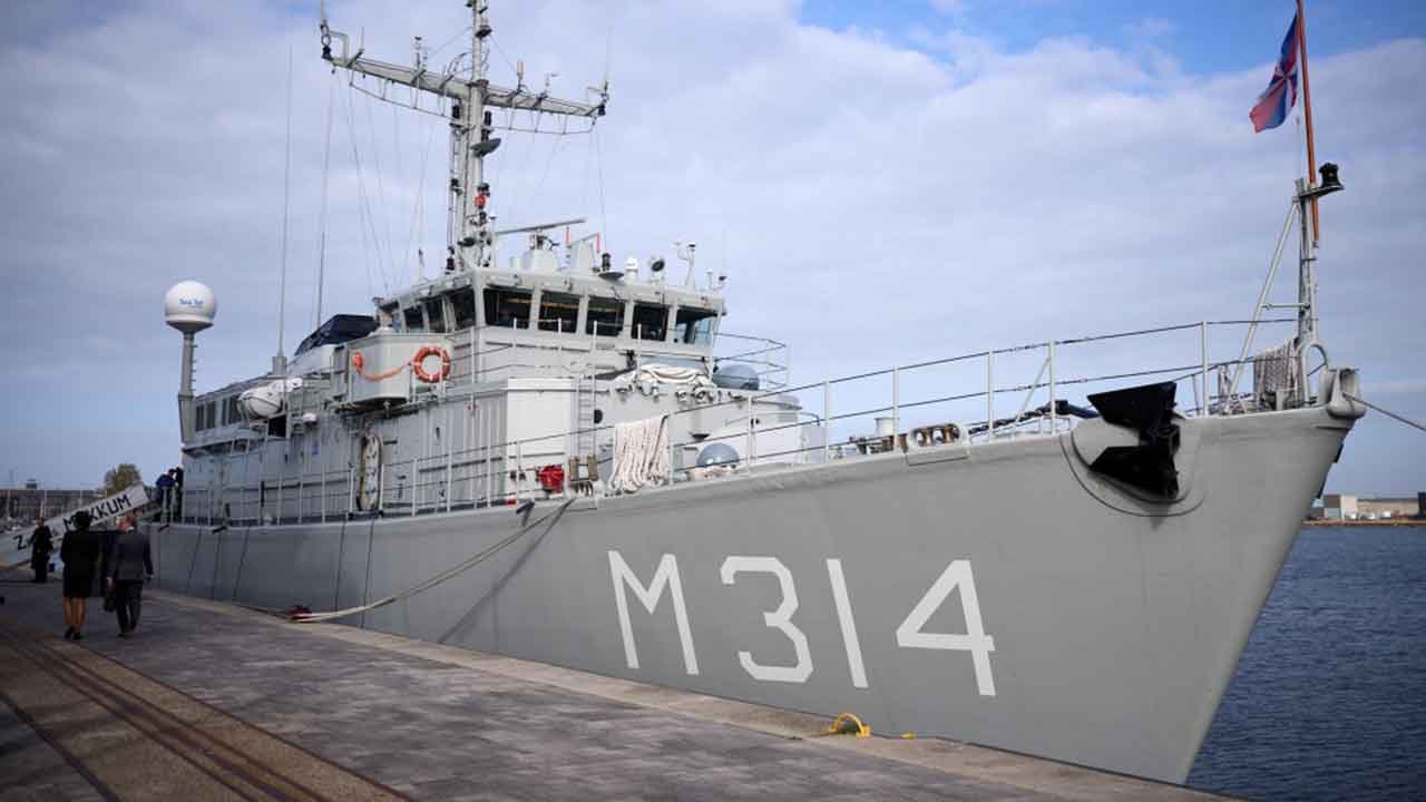 Navio anti-minas Makkum. Foto: Gabinete do Presidente da Ucrânia