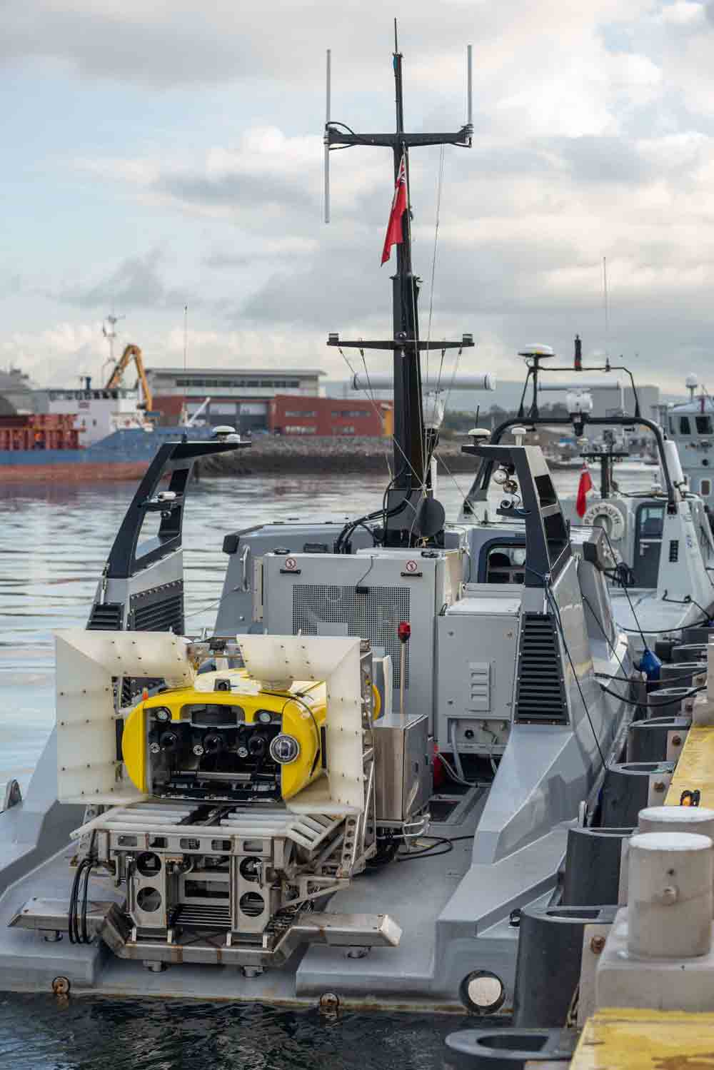 Embarcação autônoma Adventure. Foto: Royal Navy